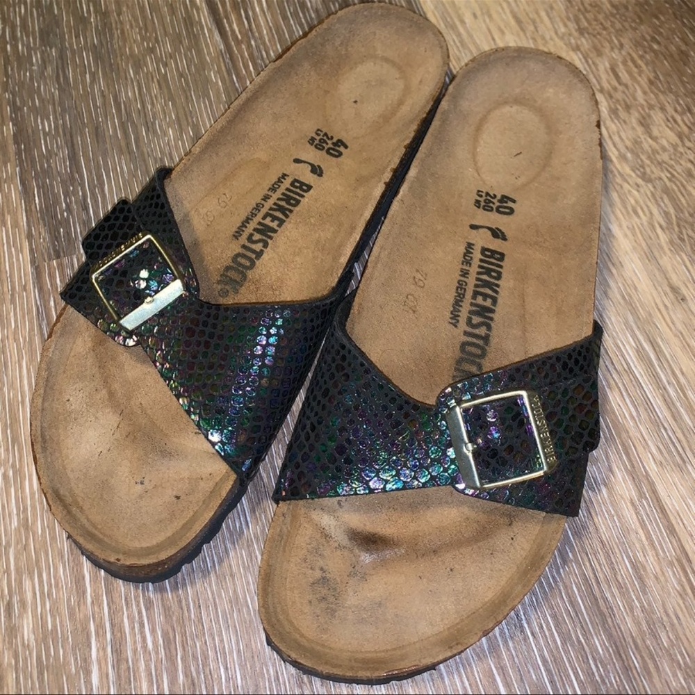 Birkenstock Iridescent Sandals with Cork Footbed - Picture 4 of 4